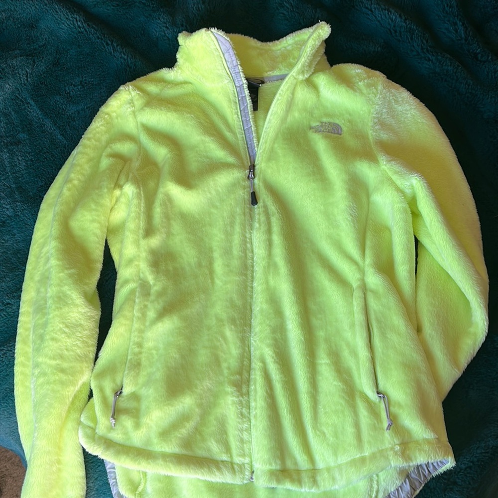 Women’s The North Face Osito Fleece Jacket Highlighter Neon Yellow